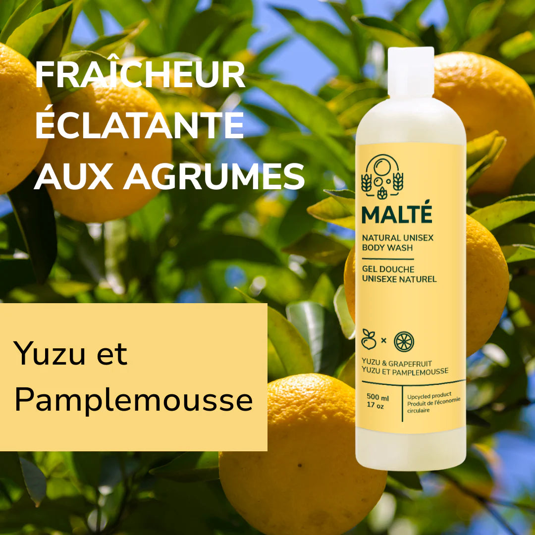 Gel douche unisexe - Yuzu et pamplemousse