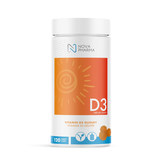 Vitamine D3 (120 jujubes)