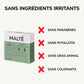 Savon naturel hydratant et exfoliant - Boisé
