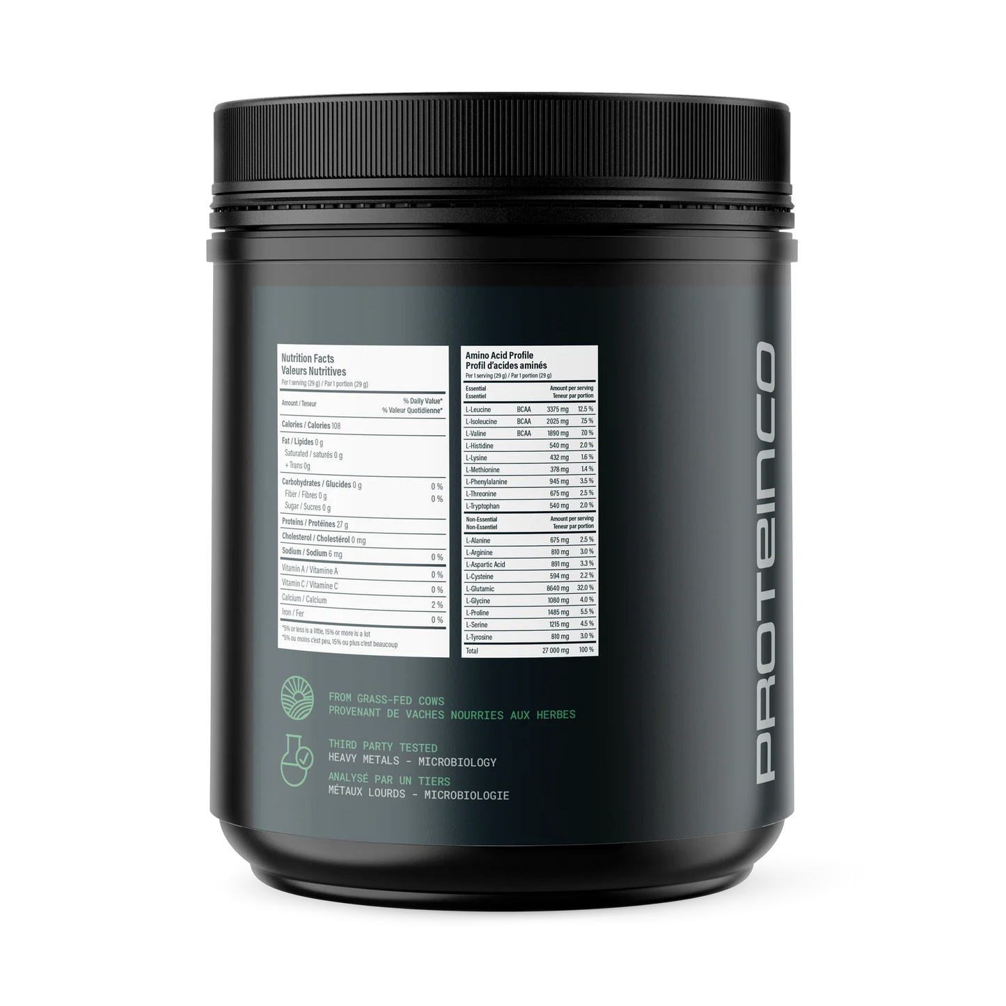 PROTÉINE D'ISOLAT DE NOUVELLE-ZÉLANDE NATURELLE 1LB