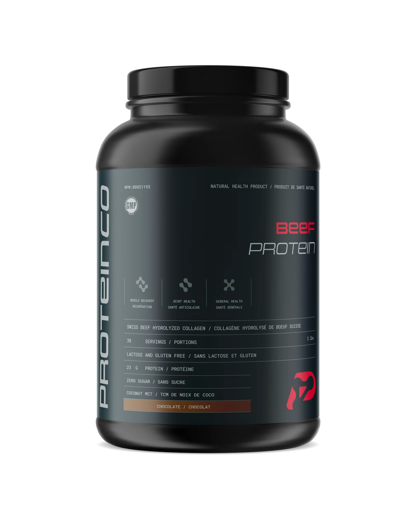PROTÉINES DE BŒUF (COLLAGÈNE HYDROLYSÉ) 3LBS