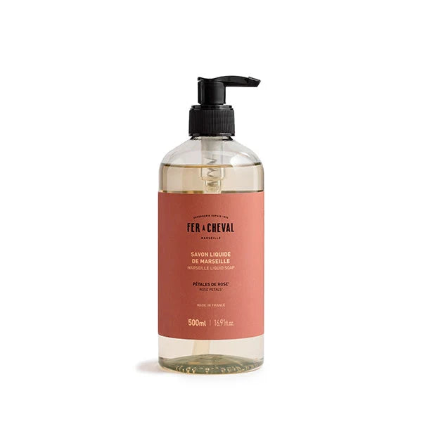 SAVON LIQUIDE DE MARSEILLE PÉTALES DE ROSE 500ML