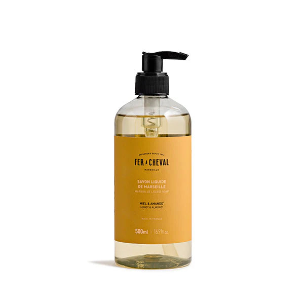 SAVON LIQUIDE DE MARSEILLE MIEL AMANDE 500ML